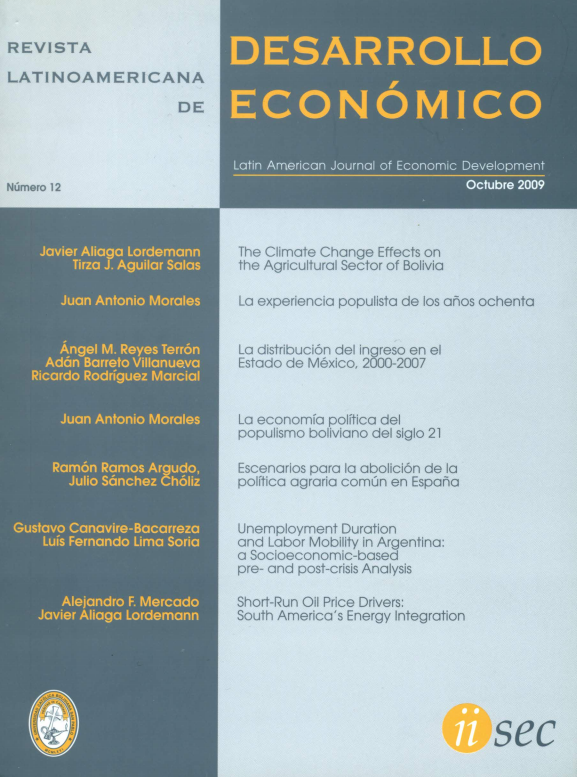 					Ver 2009: Revista Latinoamericana de Desarrollo Económico No. 12
				