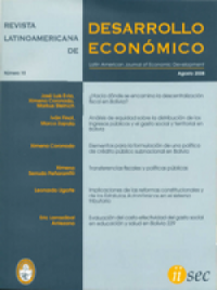 Latin American Journal of Economic Development No. 10