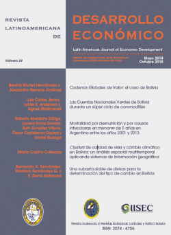 					Ver 2018: Revista Latinoamericana de Desarrollo Económico No. 29 
				