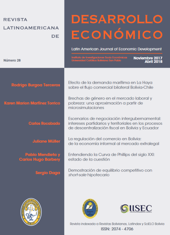 					Ver 2017: Revista Latinoamericana de Desarrollo Económico No. 28
				