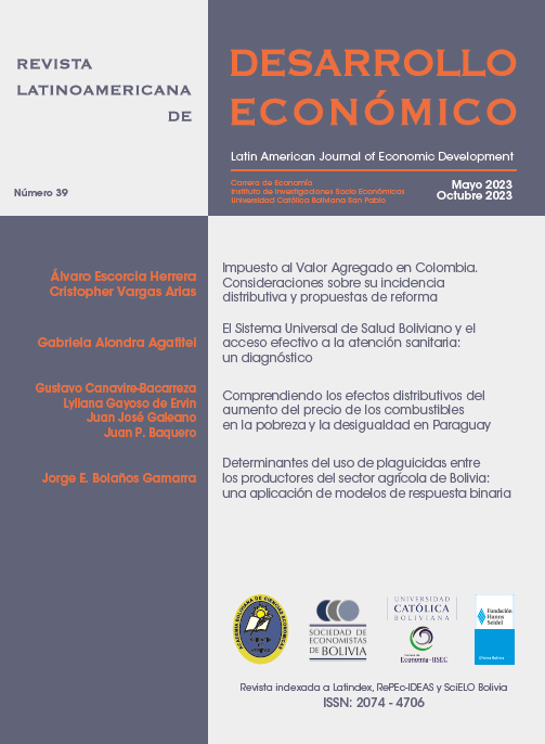 Revista Latinoamericana de Desarrollo Económico No. 39